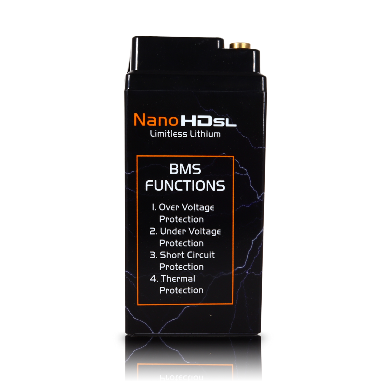 LIMITLESS LITHIUM Nano -HD SL 12AH Motorcycle / Power sports Battery (BCI 20 Case)