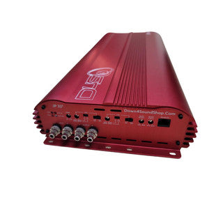 DOWN4SOUND JP32.2 - 6000W RMS 2 Channel Amplifier - RED