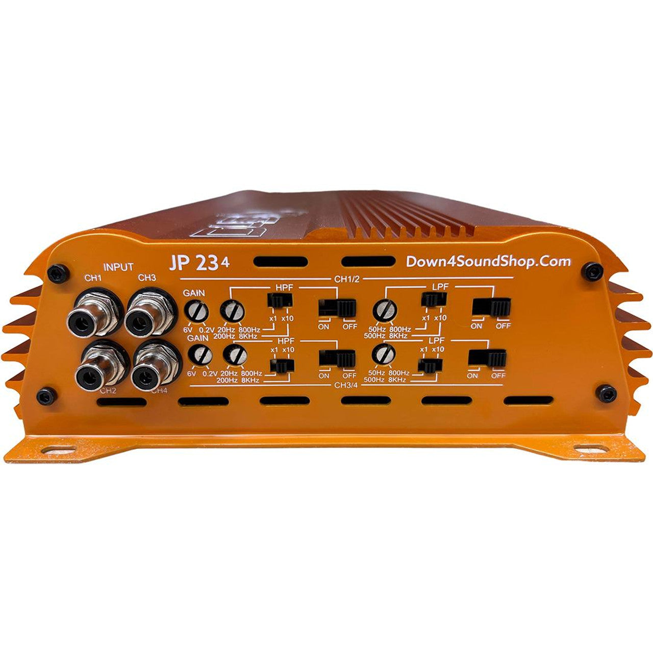 DOWN4SOUND JP234 - ORANGE | 2000W 4CH AMPLIFIER